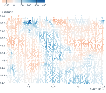 IGRF90 survey dots IGRF90 survey dots